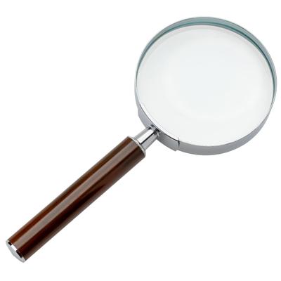Handheld Magnifying Glass with Woodgrain Made In 90mm Lens Perfect Gift for Day or Respect for the Aged Day MIZAR-TEC 2.5x Handle, Japan, Diameter,