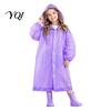 Reusable EVA Rain Gear for Hiking Thick Raincoat Adults Kids, Long Full Body Poncho with Adjustable Rainy Weather Hood, Heavy Duty Outdoor Camping
