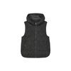 Emerald Solid Color Hooded Casual Loose Down Vest Women Vests Black F11W344926F-BK