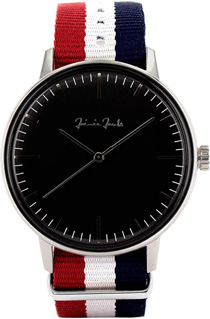 

Jaimie Jacobs UHR MAXVORSTADT SUNRISE Made in Germany MIDNIGHT, Wristwatch, (Dial Black, Case Silver)