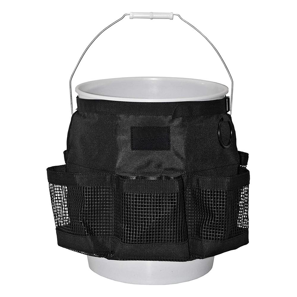 with Mesh Fishing Bucket Organizer Waterproof Bucket Accessories Bag for 5 Gallon Bucket Garden