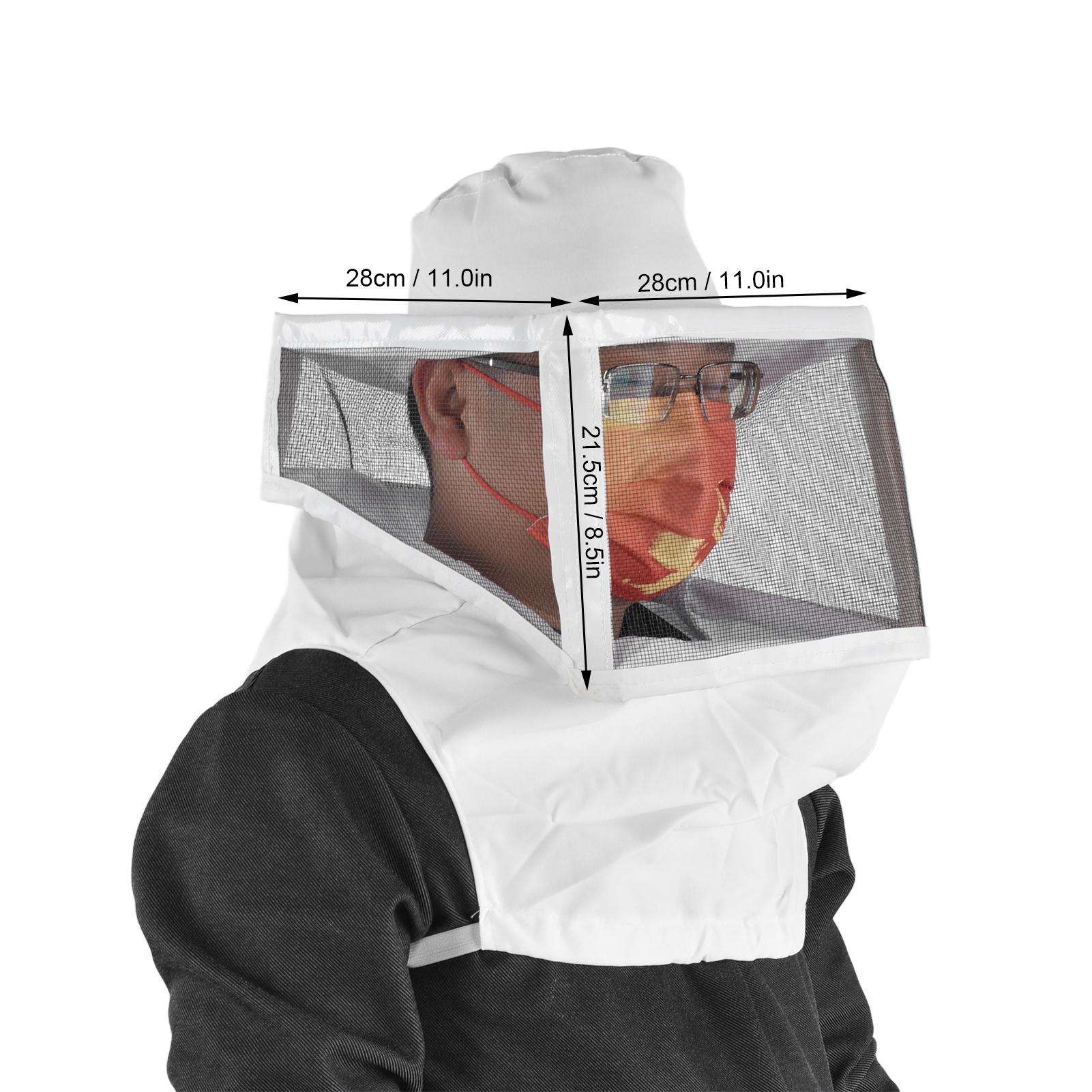 

Шляпа пчеловода с утягивающимся дизайном, дышащая сетка, белая окантовка, ковбойская шляпа пчеловода для пчеловодства, охоты, пеших прогулок, рыбаков белый