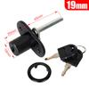 16/19Mm Cabinet Lock Zinc Alloy Furniture Desk Draw Pedestal Lock Office Home Filing Cabinet Lock With 2 Keys