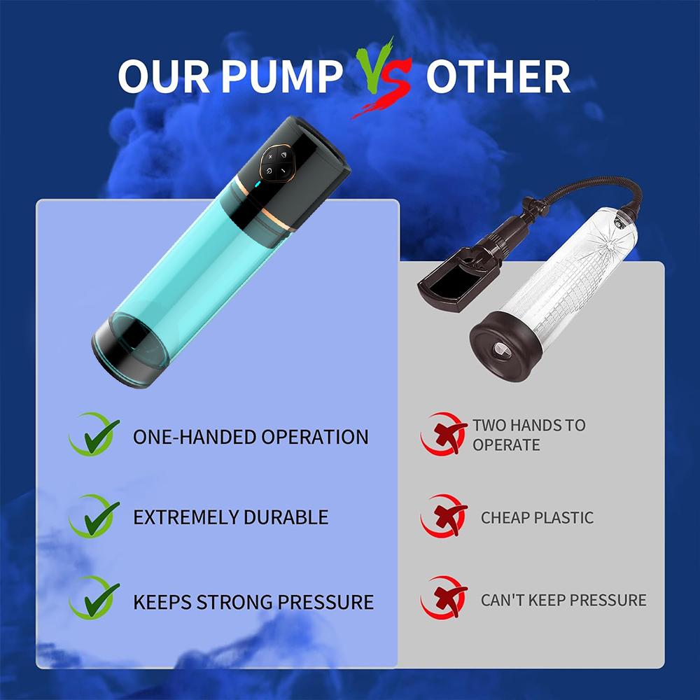 Automatic Water Penis Pump Sex Toy Male Electric Penis Training Enlargement Extender Stronger Bigger Erection Adult Sex Pleasure