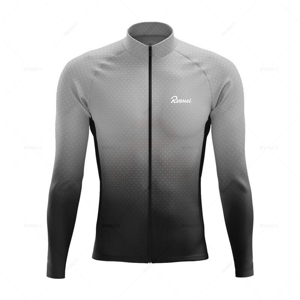 Rvouei Pro Team 2026 Spring and Fall Mens Long Sleeve Cycling Sets Bicycle Clothing Mountain Bike Clothes Suits Ropa Ciclismo