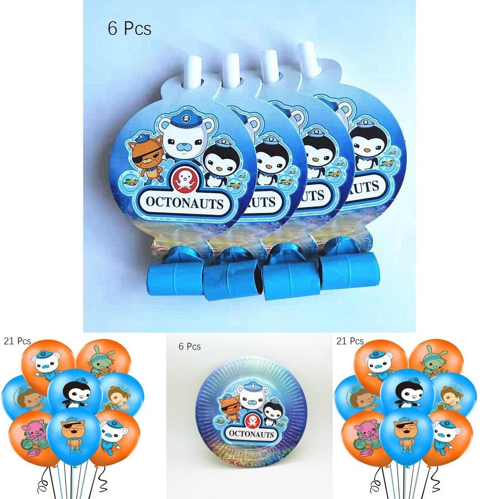 Colorful Octonauts Kids Birthday Party Supplies Set For A Joyful Celebration