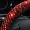 Coprivolante universale antiscivolo traspirante da 38 cm con strass scintillanti per donna ragazza con diamanti in cristallo scintillante per auto SUV