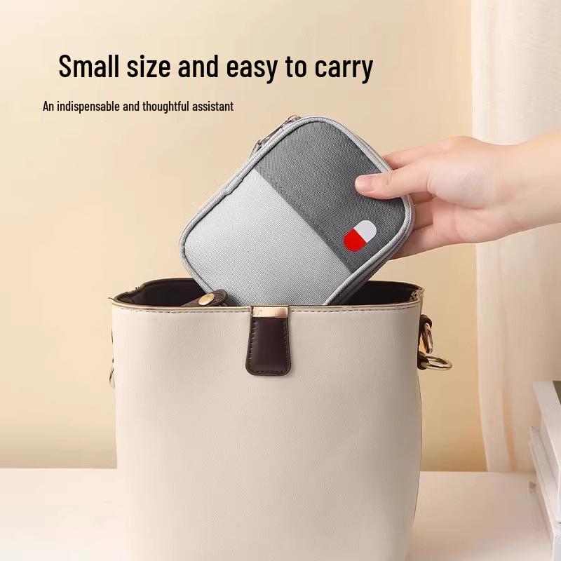 Portable Travel Medical Bag: Large-Capacity First Aid and Medicine Storage