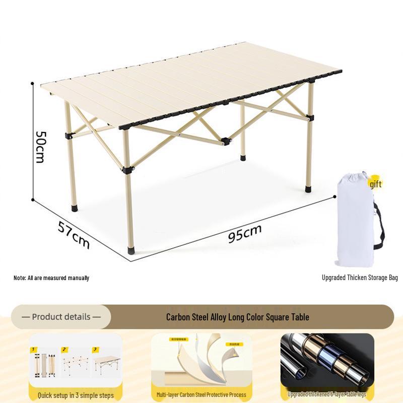 Kermit Outdoor Folding Chair Set: Portable Leisure Fishing & Camping Chair with Table