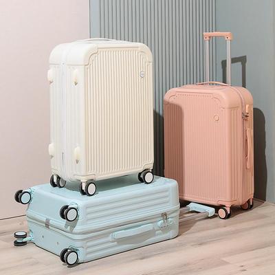 Damen 20" oder 24" Trolley-Koffer mit leisen Rädern - Großes Fassungsvermögen, robust und sicher mit Passwort, Reise-Handgepäck