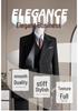 Tashiduo Formal Wear Double-Breasted Tencel Wool Men's Three-Piece Wedding Suit