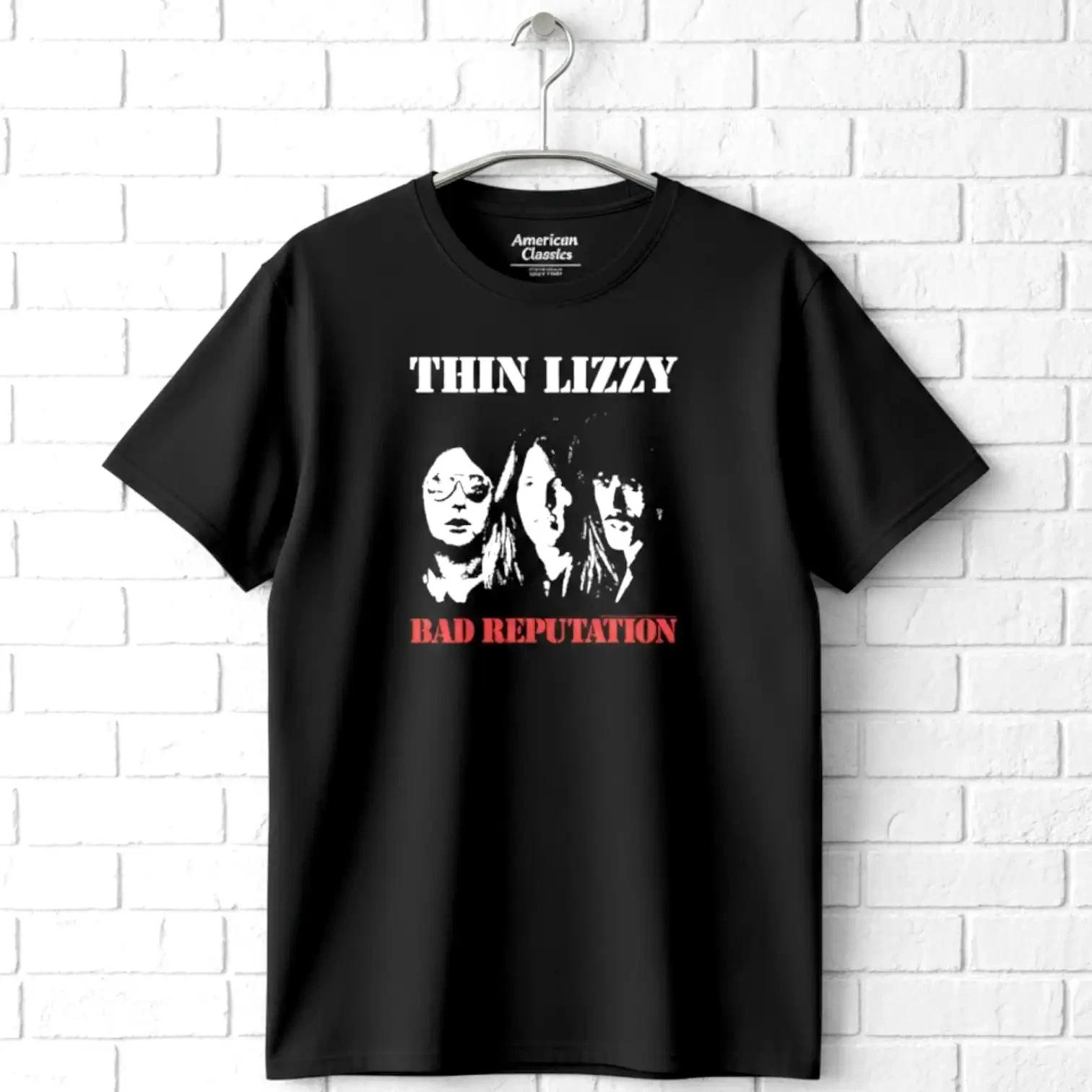 Thin Lizzy Bad Reputation Men s T Shirt XXXXL