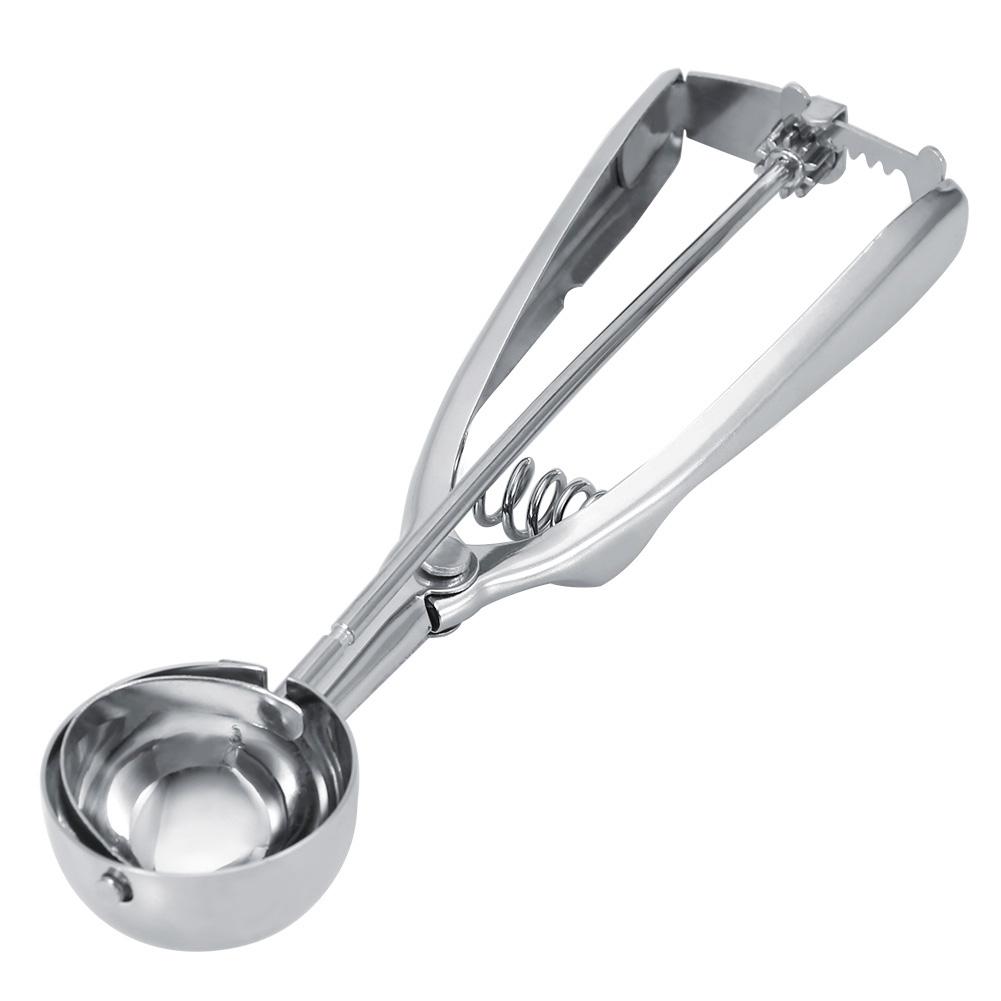 Household Stainless Steel Ice Cream Spoon Scoop Cream Dipper Kitchen Accessories (Small)