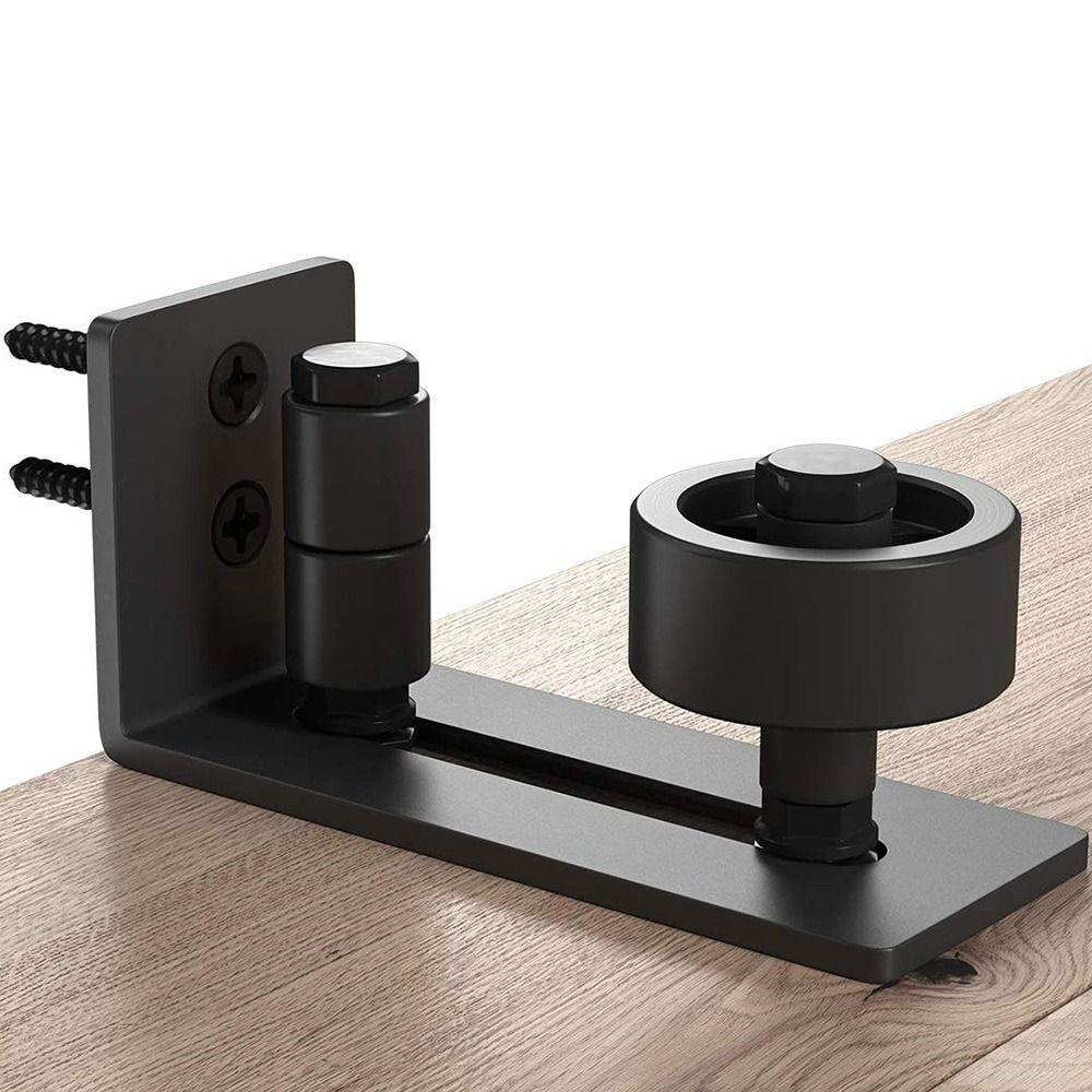 Stay Roller Door Slides Rails Adjustable Sliding Barn Bottom Sliding Door Guide  for Barn Door