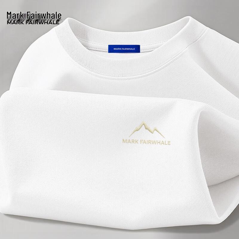 

MARK FAIRWHALE Men s Heavyweight Pure Cotton Long-Sleeve T-Shirt XL