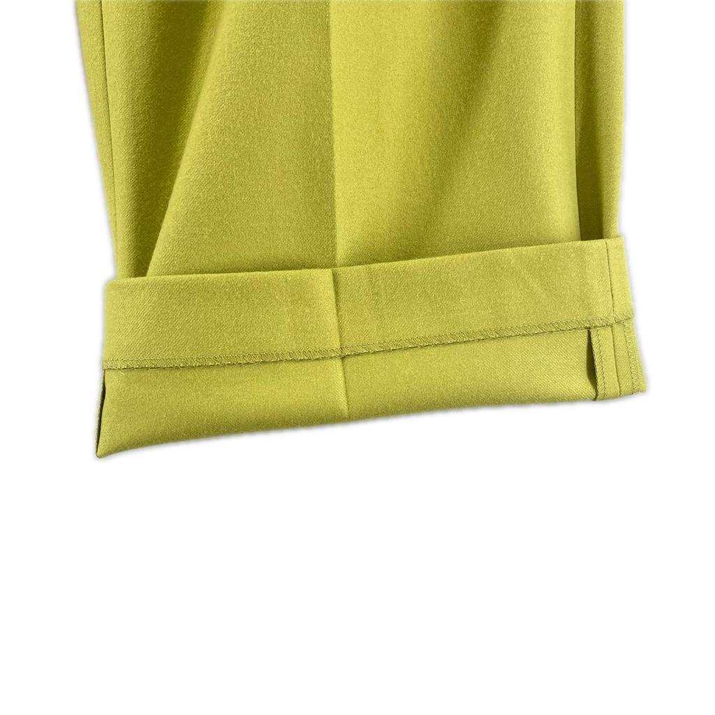 CORDIER 2024 Stainless Steel Model 013-68100-42-033 Plain Wide pants lime green Women 42 used