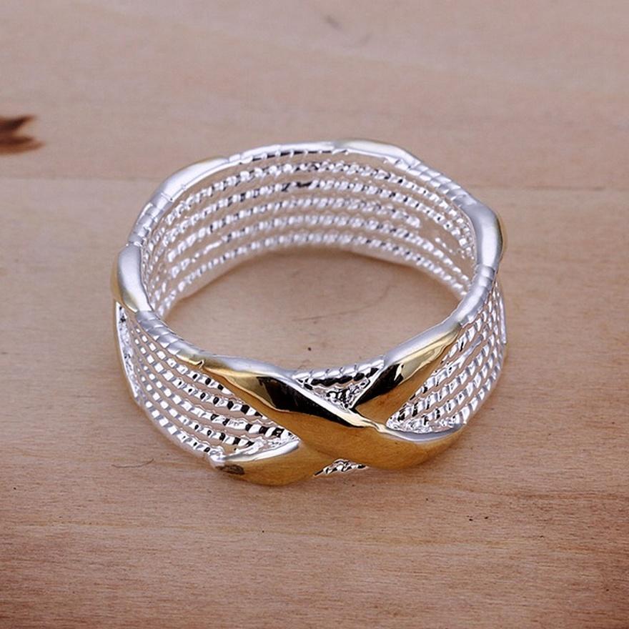 Wunderschöne Herren-Dame-Hochzeit, schöne Festival-Geschenke, silberfarbener Ring, trendiger Schmuck r013