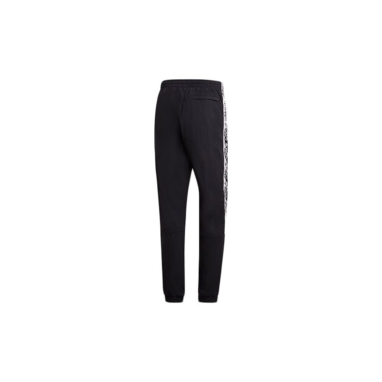 Adidas Pantaloni de antrenament din tricot țesuți Originals Pantaloni pentru bărbați Negru GJ6748