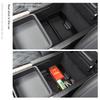 For Great Wall Tank 500 Center Console Armrest Organizer Tray Durable ABS Black Storage Box With Divider Car Accessories