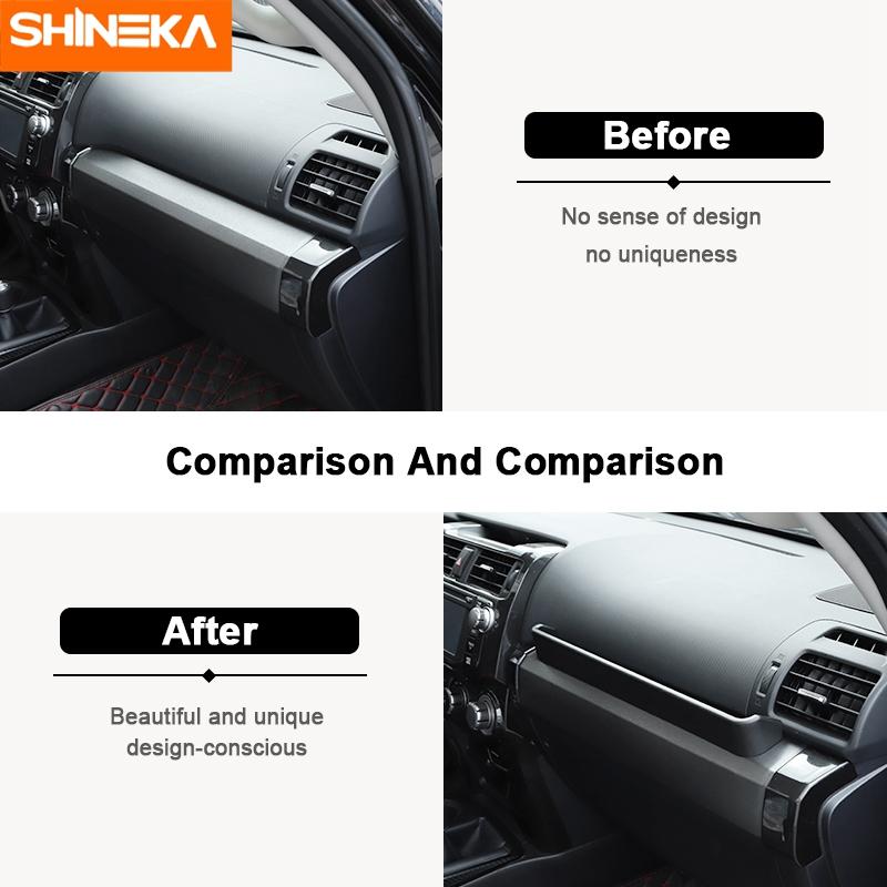 

SHINEKA автомобильный второй пилот, подлокотник, ручка, ящик для хранения, органайзеры для пассажиров для 4Runner 2014 Up, аксессуары для интерьера, ABS, черный