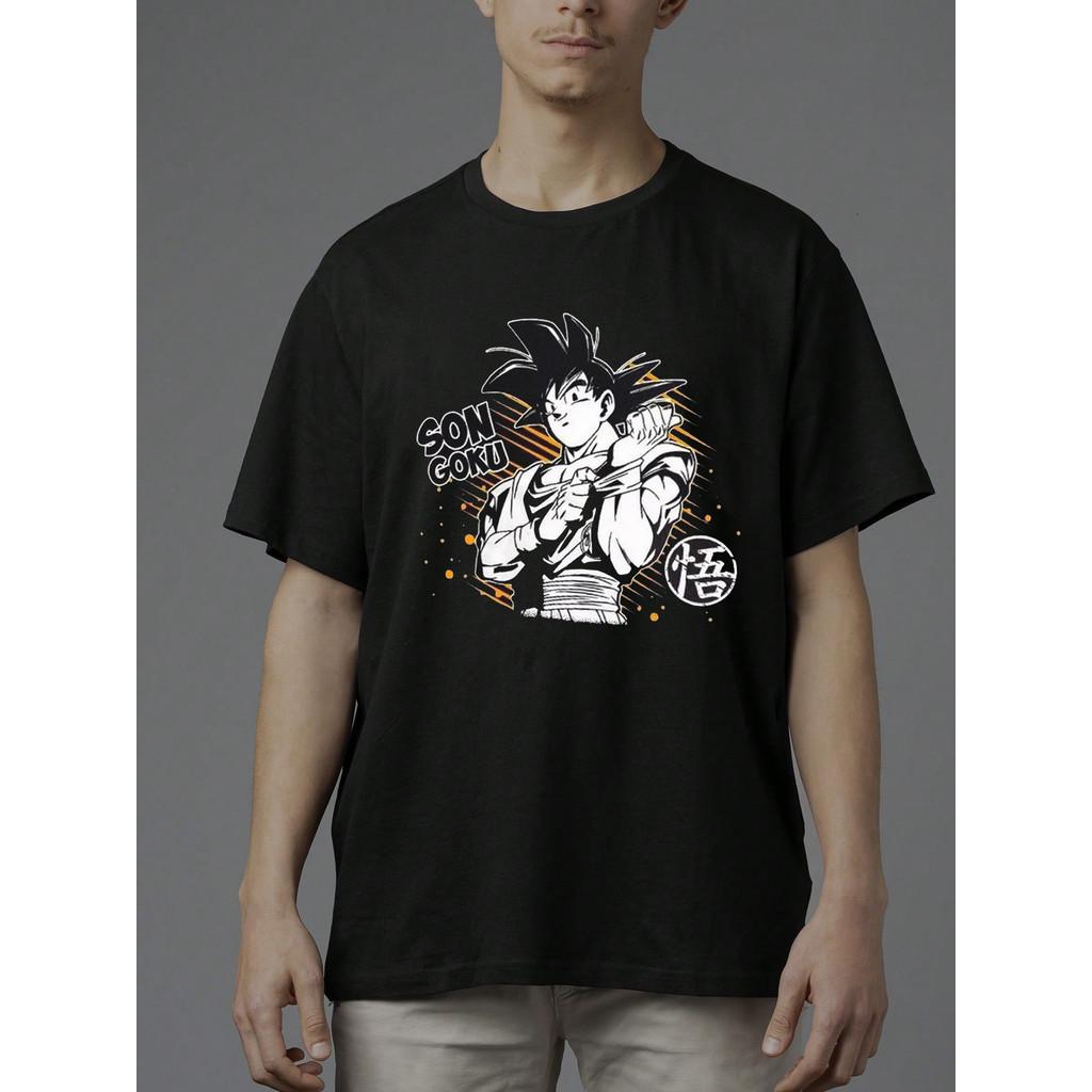 Anime Dragon Ball Son Goku Herren Damen Sommer T-Shirt Harajuku Übergroß Retro Kurzarm Locker Lässig Bequem Y2k Oberteil