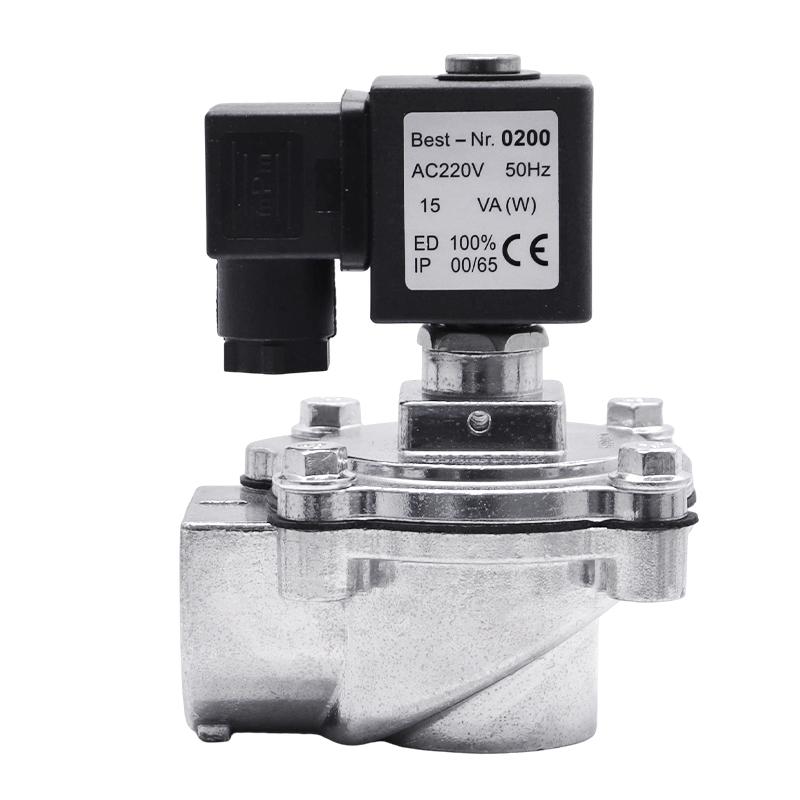 Electromagnetic Pulse Valve DC24V DN25 1" DMF-Z-20 Right Angle Pneumatic Control Valve 220V