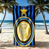 Inter Milan Beach Towel Super Soft Absorbent Comfortable Lightweight