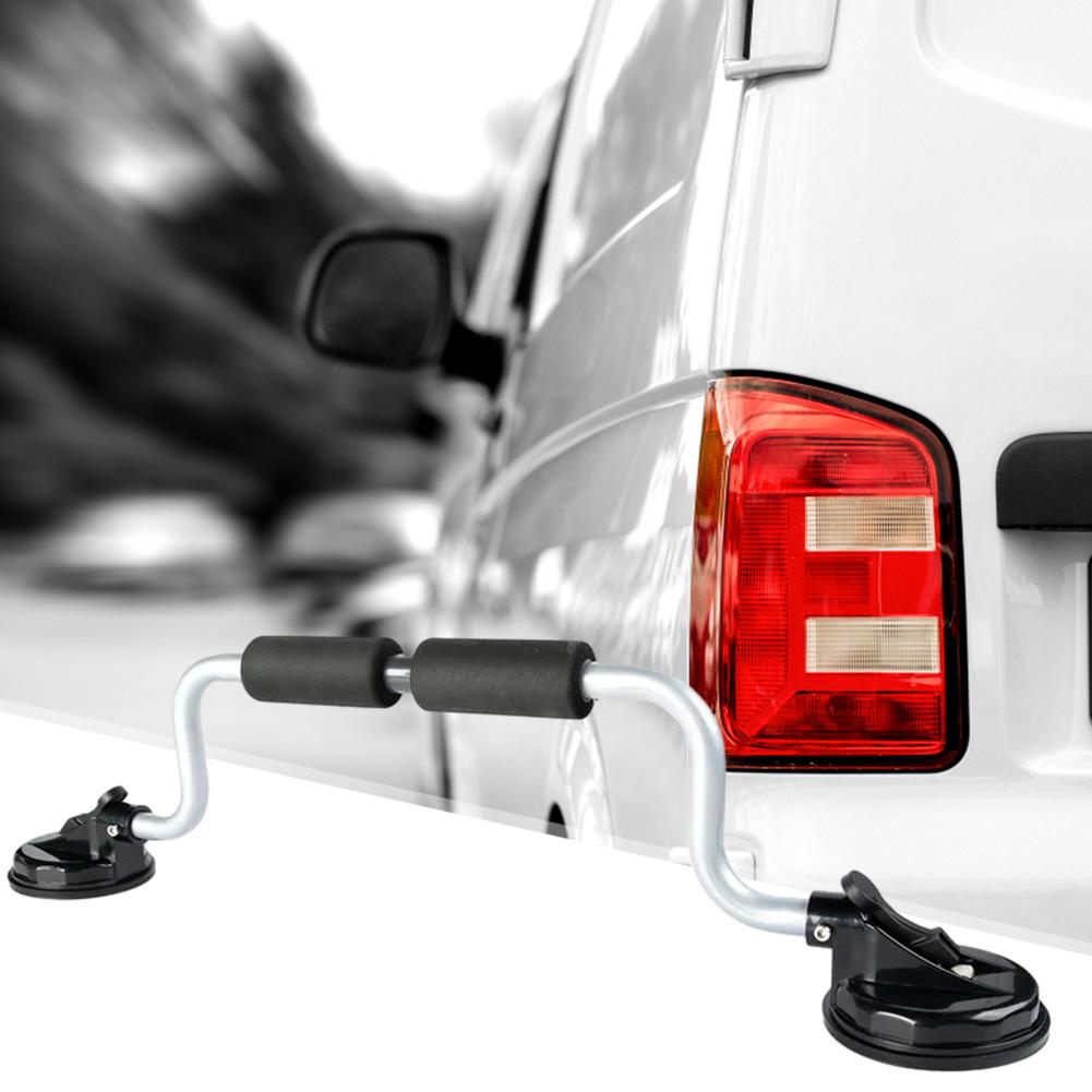 Kayak Roof Rack Suction Cup Type Boat Roller with Foam Rollers Boat Load Assist for Mounting Kayaks and Canoes To Car Tops-Black