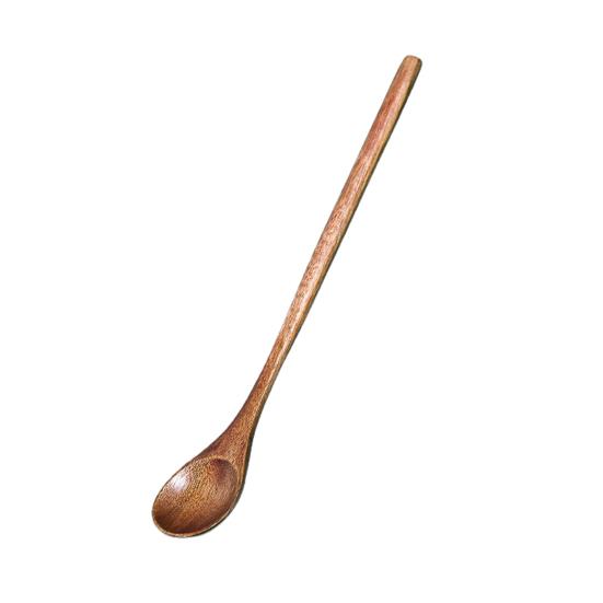 Coffee Spoon High Temperature Resistance Long Handle Anti-scalding Japanese Style Wiring Serving Scoop