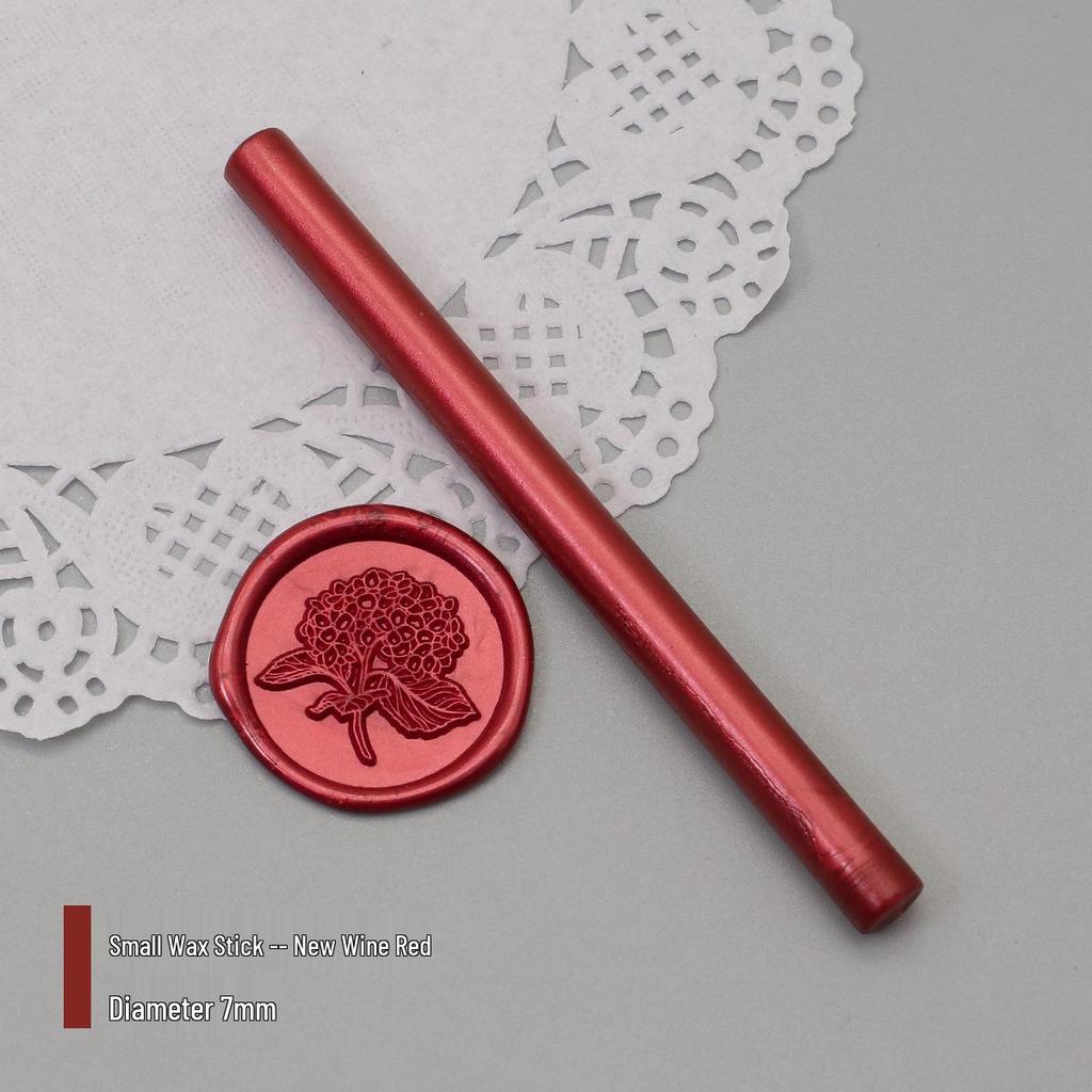 Bețișoare de Ceară de Sigiliu Mat Perlat, 125 Culori, 10x0.7cm, Compatibile cu Pistoale de Ceară, Culori Mixabile