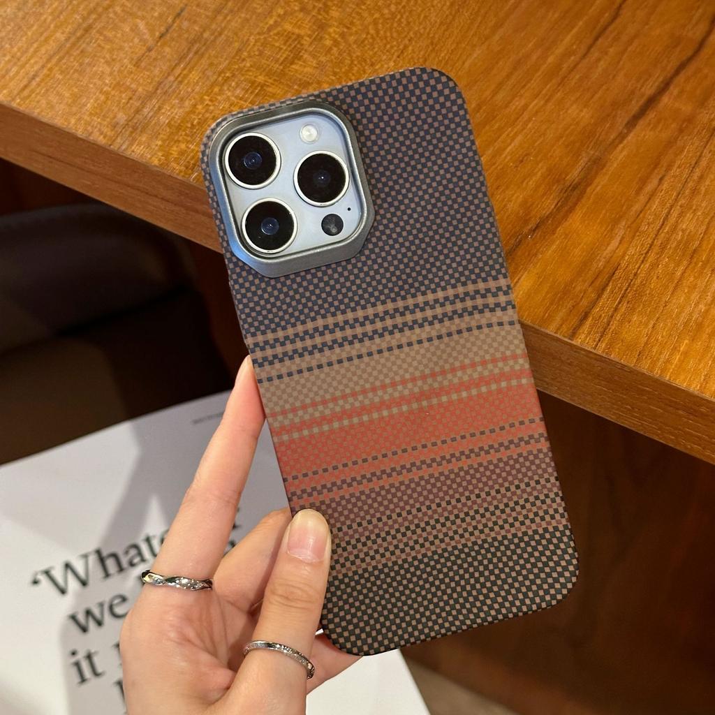 Applicable To IPhone17PROMAX Skin Feeling Kevlar Phone Case Apple 16 Sunset Moon Rise High Level Protective Case