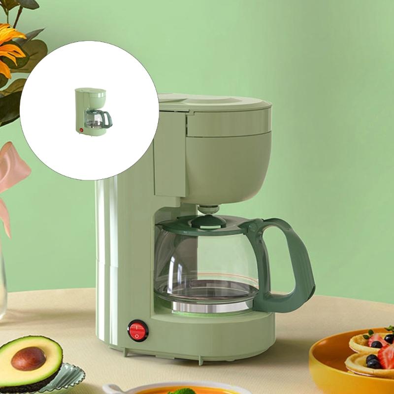 Petite cafetière à filtre pour bureau à domicile Ménage 0,65 L Cafetière Cafetière Machine à café ménagère Durable
