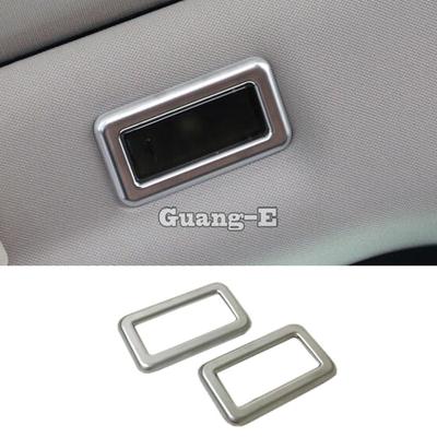 For Jaguar F-PACE FPace 2016 2017 2018 Car ABS Back Rear Tail Read Reading Switch Light Lamp Frame Trim