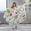 Soft Throw Blanket Cozy Flannel Fleece Warm Decorative Bedspread Couch Cover Living Room Dorm Room Gift Home Decor