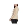 adidas Originals Round Neck Pullover Logo Embroidered Long Sleeve T-Shirt Women Tops Yellow White IA3915
