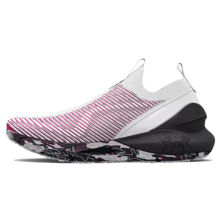 

Under Armour HOVR Phantom 2 Удобная Ткань Низкий Верх Повседневные Кроссовки для Бега Унисекс кроссовки Розовый Белый 3024931-100 36.5