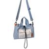 Cloth Nylon Crossbody Bag Contrast Color Drawstring Bucket Bag Fashion Shoulder Pouch  Students