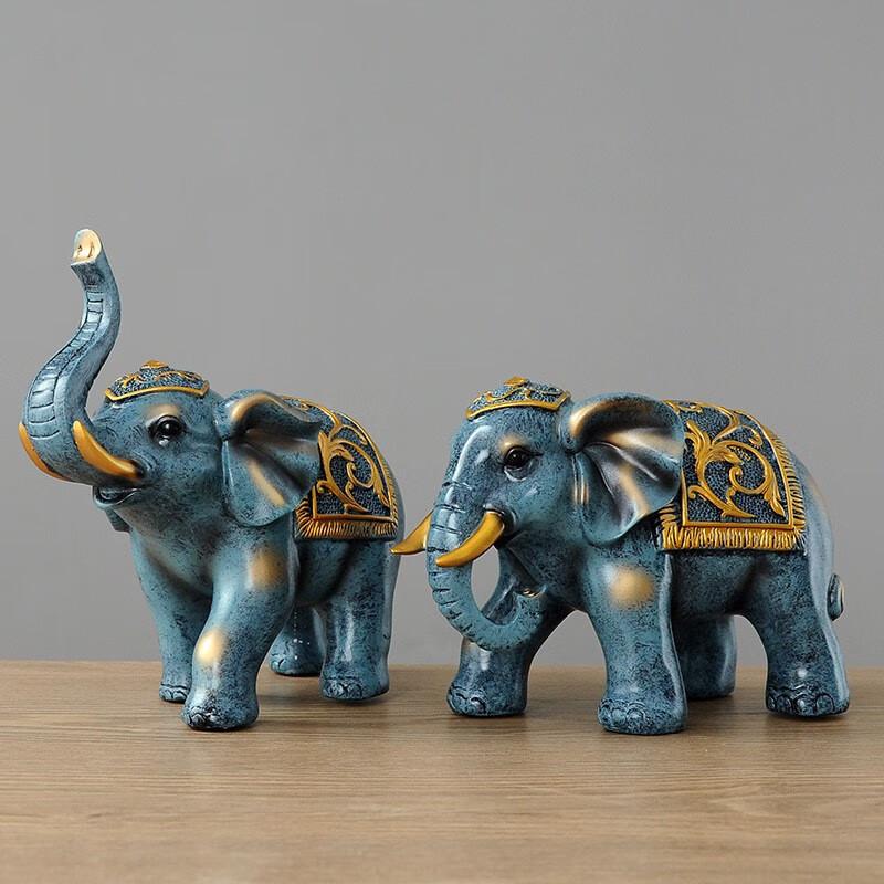 Fortune-Attracting Feng Shui Elephant Ornament, Living Room Entrance Decoration, Popular Product, Grand Opening Gift, Practical for New Home Moving