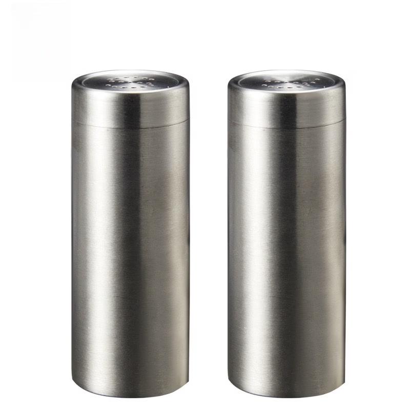 Stainless Steel Spice Shaker Jars (Set of 2)