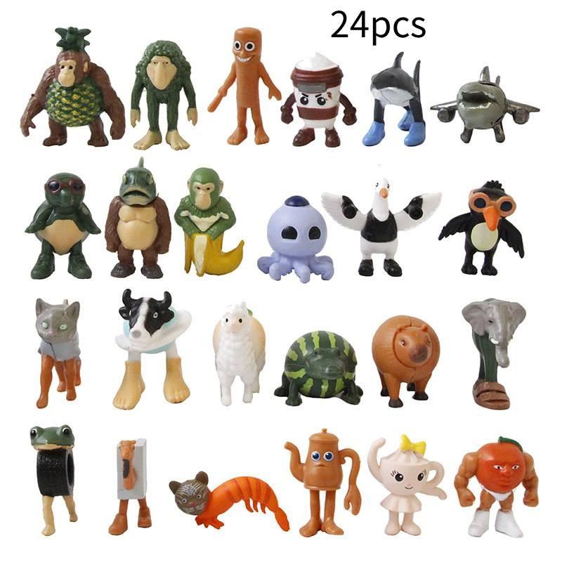 Tongtongtong Animal Cartoon Toys Pvc Model Collection For Kids Learning And Play