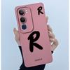 For Vivo Y19s V2149 Cover Case Lucky Initial Letter Couple Silicone Soft Matte Phone Bumper for Vivo Y19s 4G Y29 5G Casing