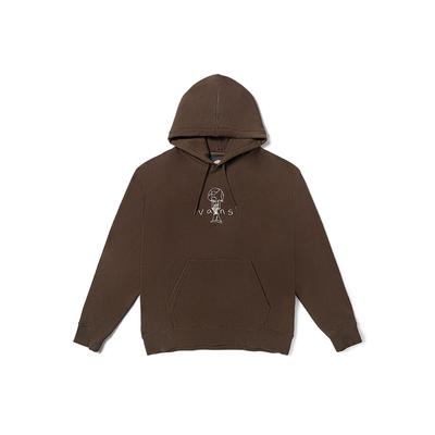 Vans Nuova Felpa Pullover Ricamata con Motivo Cartone Animato Serie Force Unisex Marrone VN0008HN3N1
