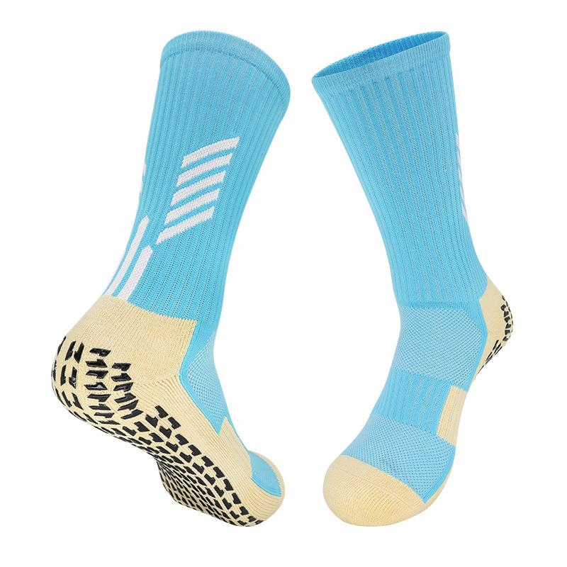 Professional Training Non-Slip Dispensing Football Socks Men'S Medium Tube Sweat-Absorbing Thickened Towel Bottom Elite Socks Sports Socks
