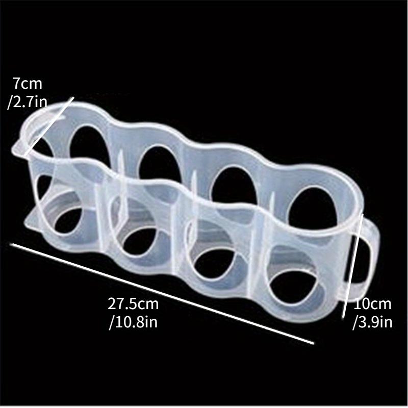 Beer Can Organizer Holder Silicone Stacker Cans Fridge Mat Beverages Rack Stacking Tool Storage Stand Wine Bottle Holder