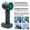 Handheld Ducted Turbofan 50mm Brushless Motor Jet Fan  800 1000g Thrust Car Washer High Power Dust Blower Keyboard