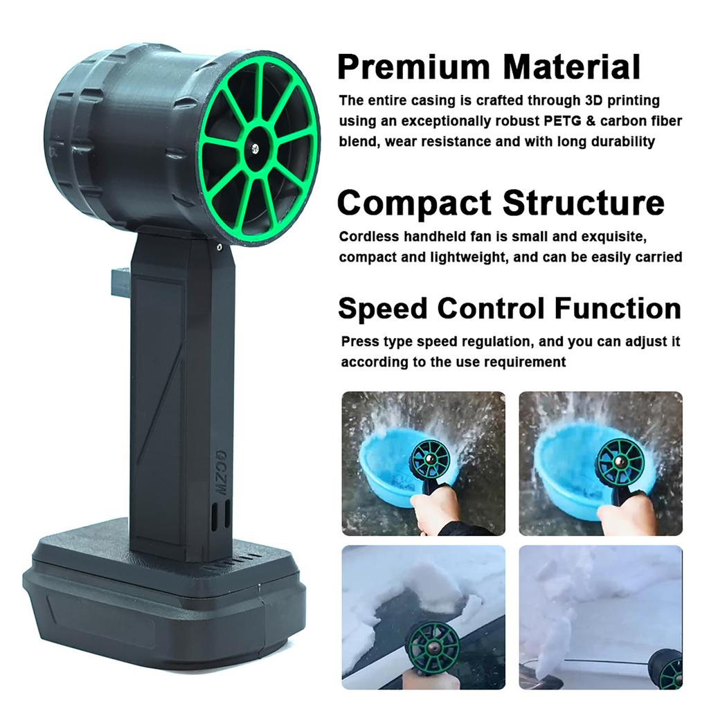 Handheld Ducted Turbofan 50mm Brushless Motor Jet Fan  800 1000g Thrust Car Washer High Power Dust Blower Keyboard