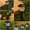 1/2/4/6/8pcs Led Solar Lights For Garden Decoration Outdoor Waterproof LED Landscape Light Ground Solar Power Yard Lawn Lamp Pathway Lights