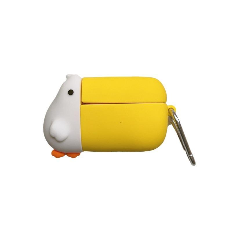 Cute Big Bill Bird for Airpods 4 Generation Pro2 Apple Bluetooth Wireless Headset Cover 1/2/3 Silicone Cartoon