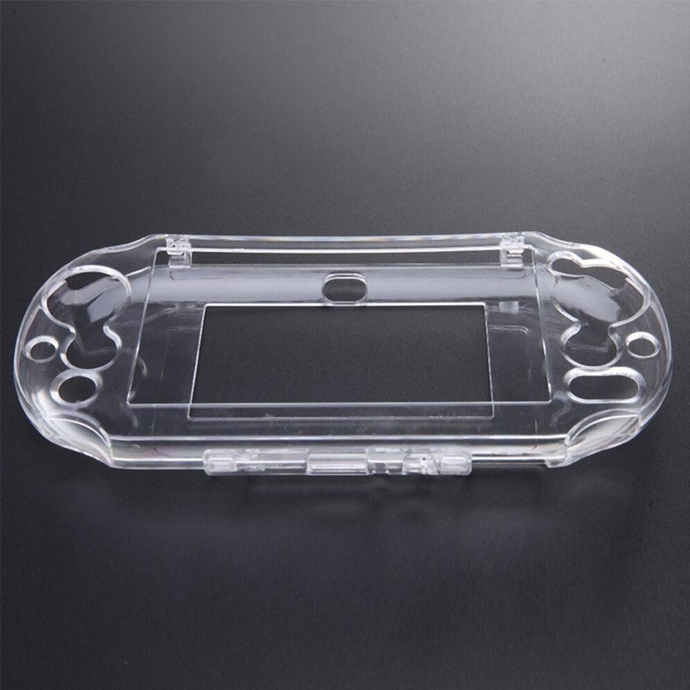 Clear Full Housing Case Shell Transparent With Screen Protector For PS VITA 2000