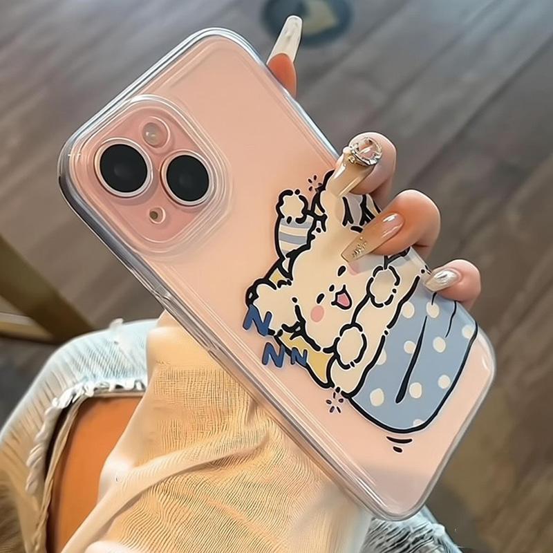 Girls Maltese Korea Phone Case For iPhone 17 Pro Max 16 Pro 15 Plus 14 13 Mini 12 11 16E Plus 17Air Fashion Soft Case